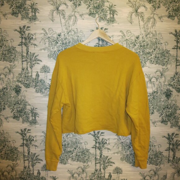 Mustard Cropped Los Angeles Crew Neck Day Brand - Picture 8 of 9